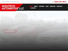 Tablet Screenshot of hightech-automotive.com